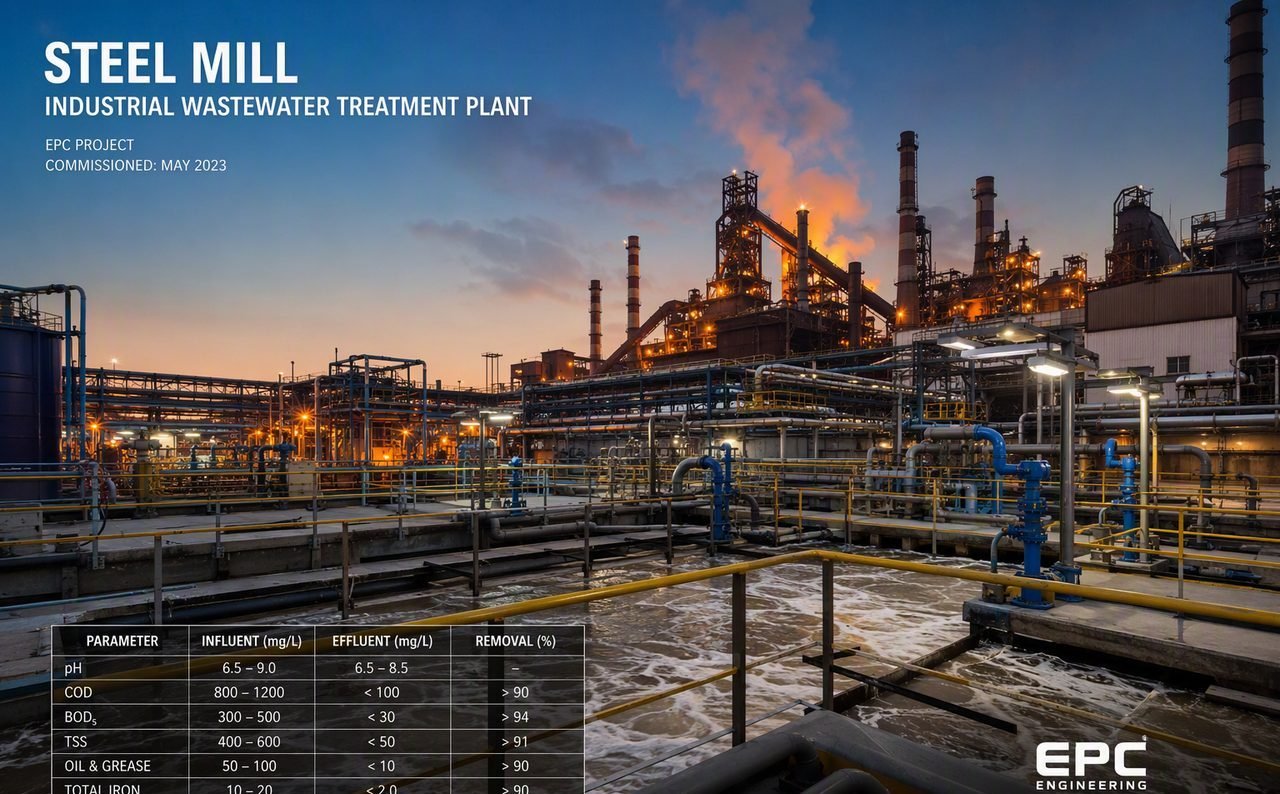 Industrial water and wastewater treatment